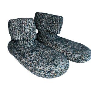 Bombas Women's Sherpa Lined Gripper Slipper Bootie Multicolor Size Medium